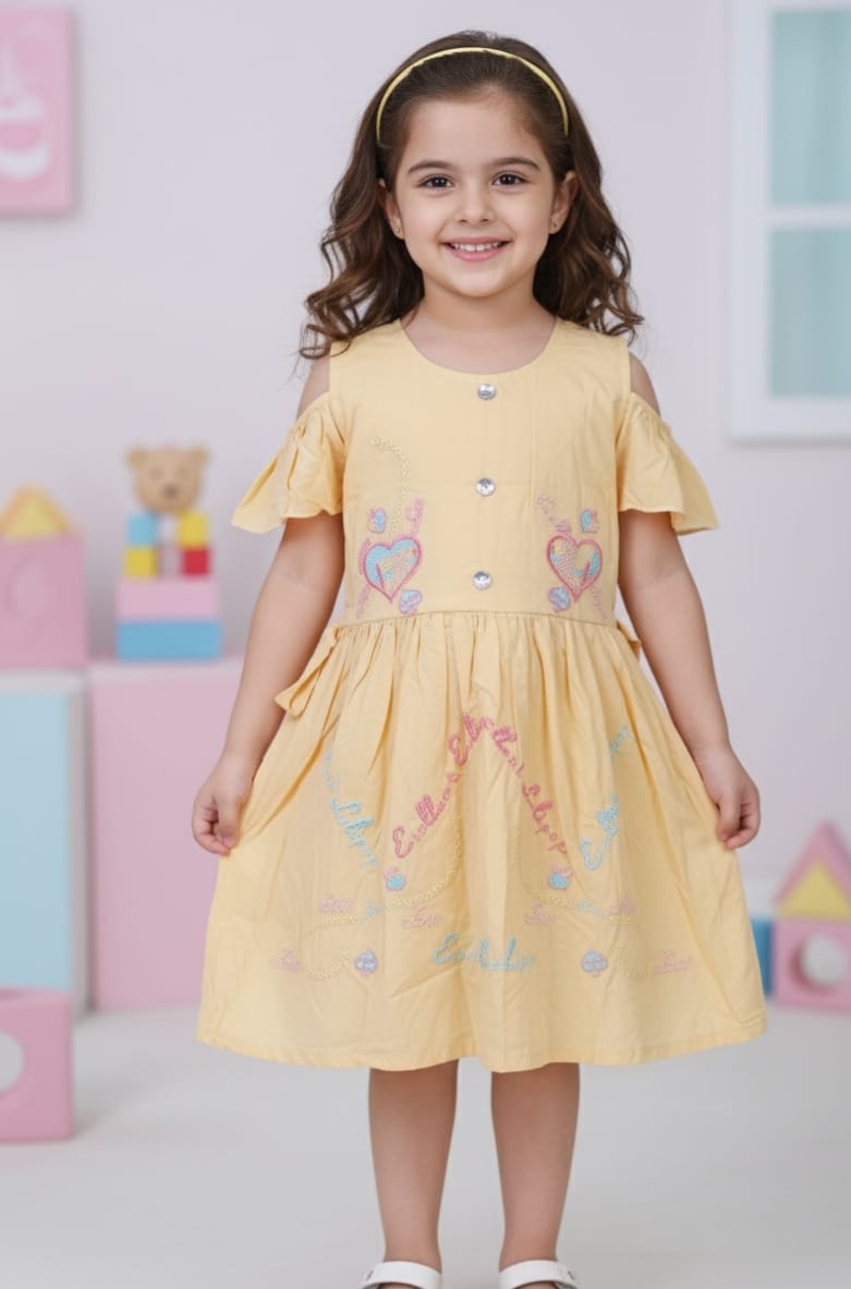 Baby party dress (Cotton fabric)